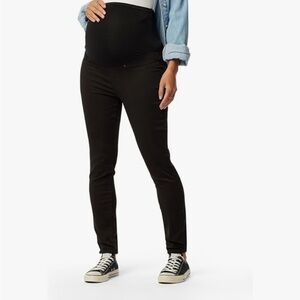NWT Signature Gold Levi Strauss Baby Bump Maternity Skinny Black Jeans